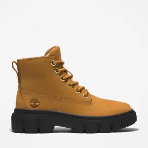 image of Timberland Greyfield Lace-up Boot For Her In Yellow Light Brown, Size 3.5