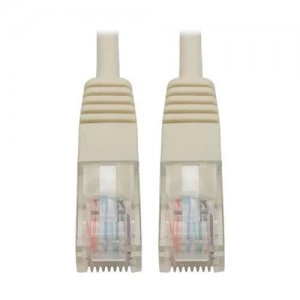 Image of Tripp Lite Cat5e 350 MHz Molded UTP Ethernet Patch Cable RJ45 White 10