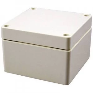 image of Hammond Electronics 1554BGY 1554BGY Universal enclosure 65 x 65 x 40 Acrylonitrile butadiene styrene Grey-white (RAL 7035)