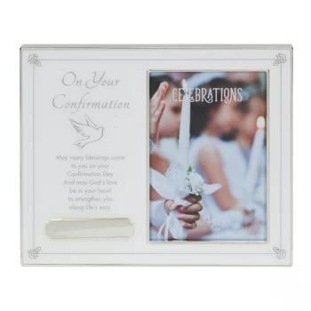 image of 4" x 6" - On Your Confirmation Frame with Engraving Plate