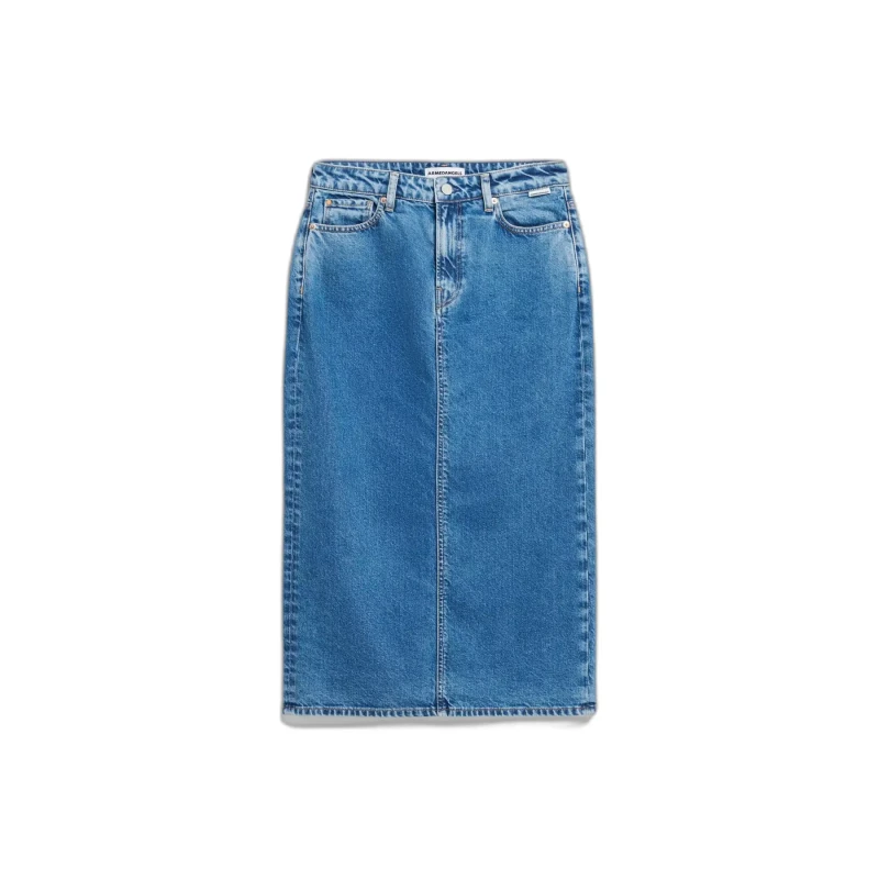 Image of ARMEDANGELS Denim skirt For Her ARMEDANGELS Kaalyke Bleu Female M