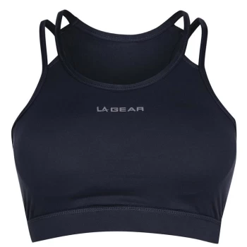Image of LA Gear Crop Bra Ladies - Charcoal