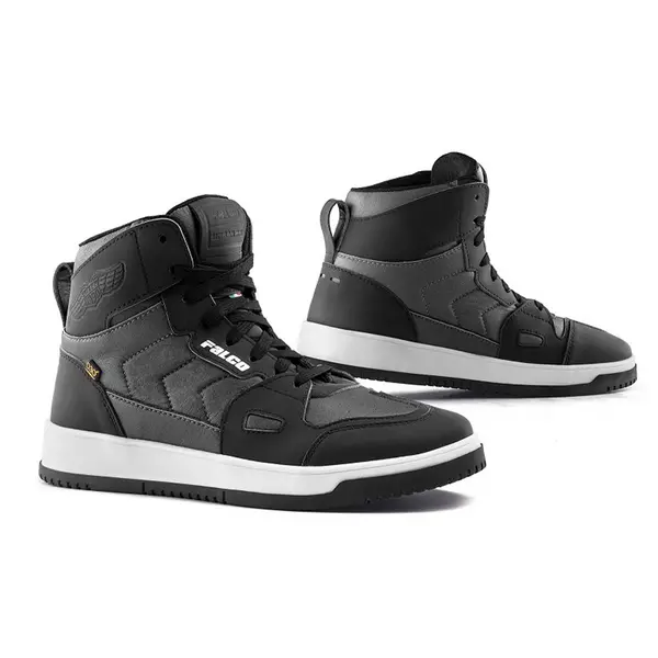 Image of Falco Harlem Shoes Black Grey Size 43