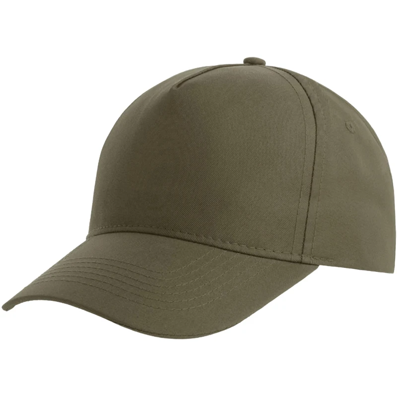 Image of Atlantis Atlantis Men Recy Five Polyester Baseball Cap in Olive Olive One Size Male 5063703635158
