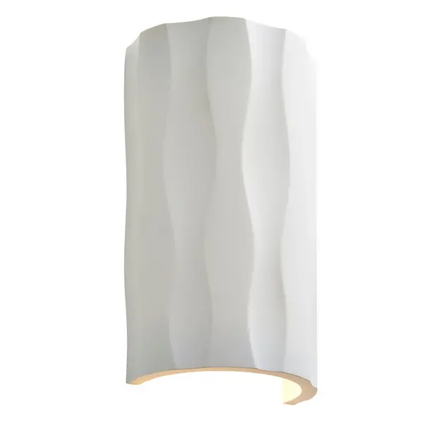 image of Toledo 3000k LED 2 Light Plaster Wall Lamp White