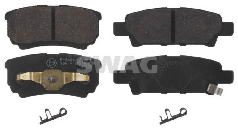 Image of Brake pad set SWAG 80 91 6774