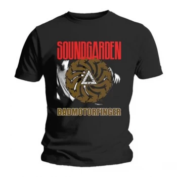 image of Soundgarden - Badmotorfinger V.2 Unisex Large T-Shirt - Black