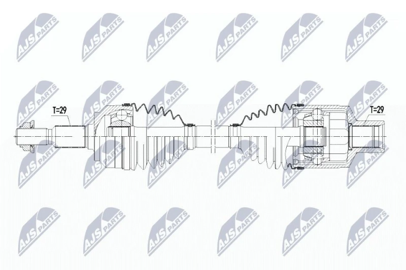 Image of NTY Drive shaft NTY NPW-CH-066
