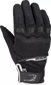 Image of Bering Borneo Motorcycle Gloves, black-white, Size 2XL, black-white, Size 2XL