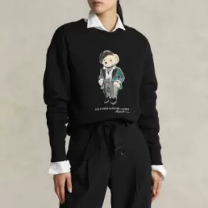 Image of Polo Ralph Lauren Womens Long Sleeve-Sweatshirt - Polo Black - XS