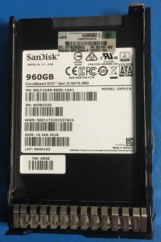 Image of HPE *Non Cancellable/Non Returnable (NCNR)* DRV SSD 960GB SFF SATA MU