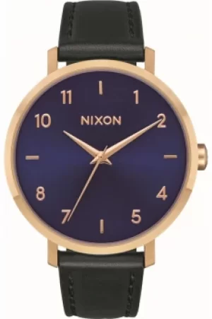 image of Ladies Nixon The Arrow Leather Gift Set Watch A1230-933