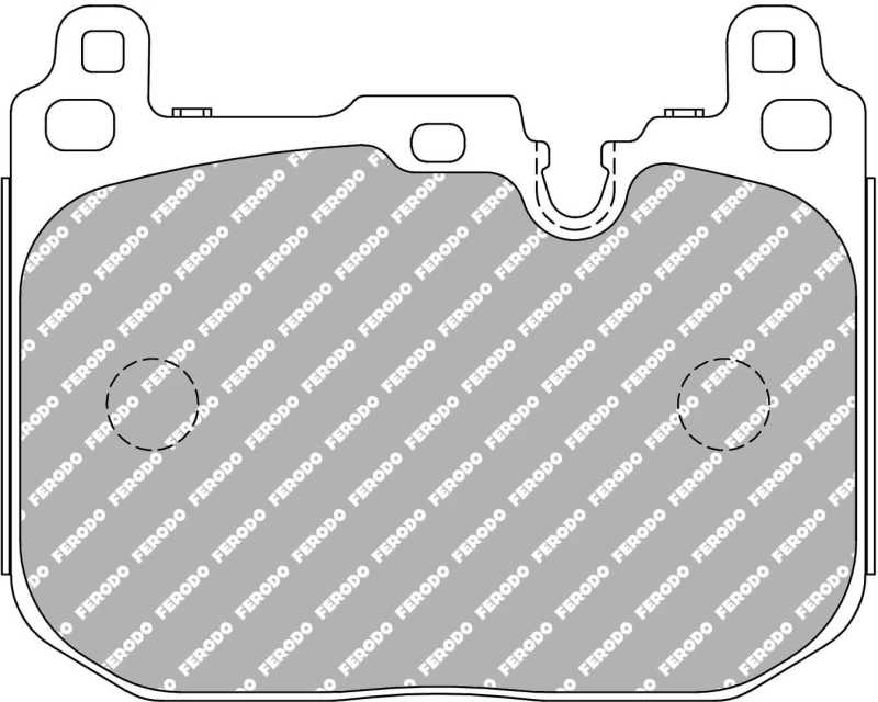 Image of Brake pad set FERODO RACING FCP4611W