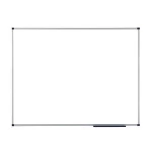 image of Nobo Prestige Enamel Eco 1200 x 900mm Magnetic Whiteboard with Enamel Surface Aluminium Trim and Fixing Kit