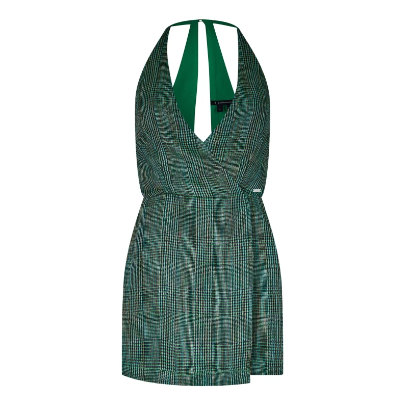 Image of Armani Exchange Womens Vestido Mini Dress Oxygen Principe female 2 (4XS)