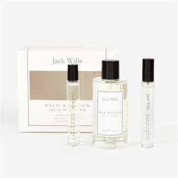 image of Jack Wills Wild Blossom Eau de Parfum For Her 3 x 30ml Gift Set