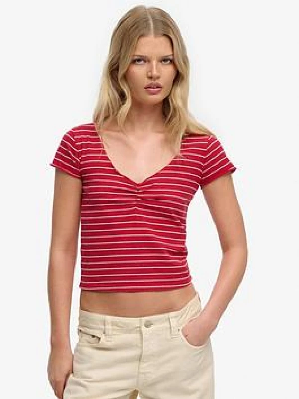 Image of Superdry Womens T-Shirt Superdry Ath Ess Rouge Female M