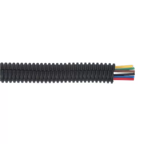 Image of Genuine SEALEY CTS1250 Convoluted Cable Sleeving Split Ø12-16mm 50mtr