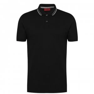 image of Hugo Boss Dolfy Polo Shirt Black Size L Men