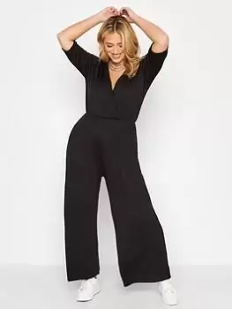 Image of Yours Culotte Jumpsuit - Black, Size 22-24, Women