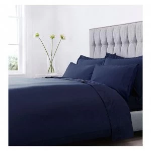 Image of Hotel Collection 800TC Navy Flat Sheet - Navy