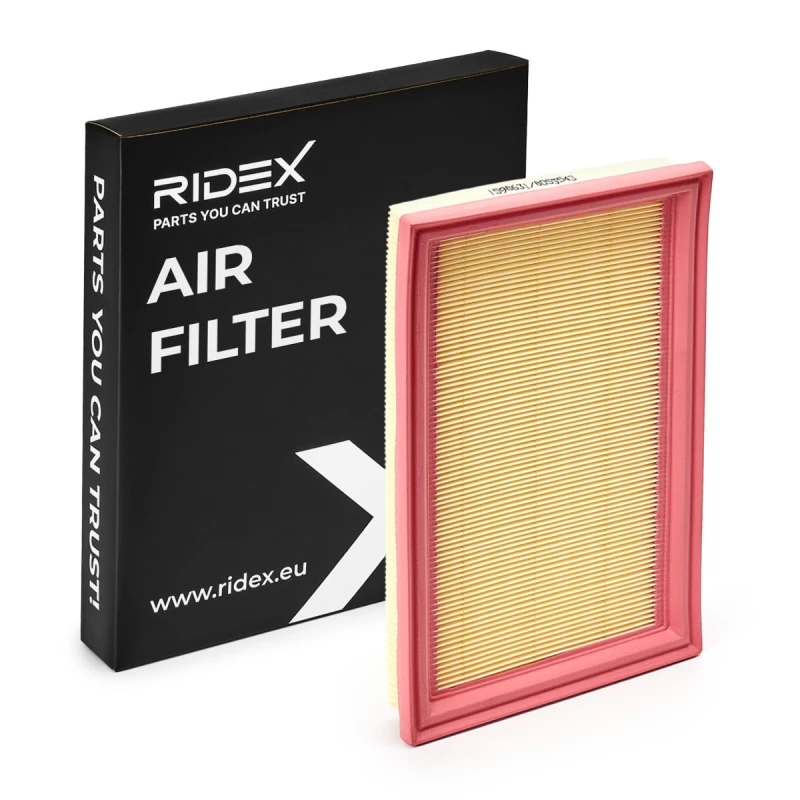 Image of RIDEX 8A0489 Air filter Filter Insert Air Filter (8)