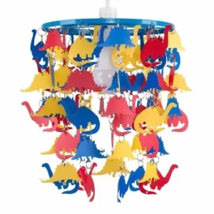 Image of Childrens Bedroom Light Shade Dinosaur Easy Fit Pendant Lighting Light