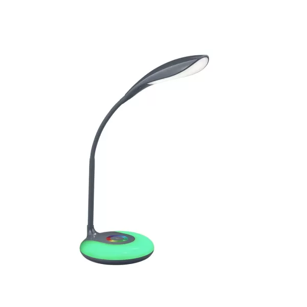 Image of Krait Modern RGBW LED Desk Task Lamp Anthracite 3000K, USB Connection