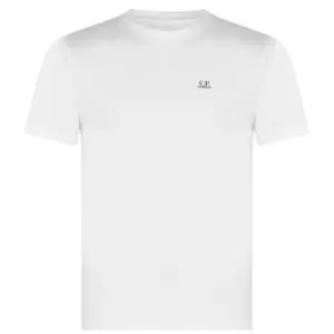 Image of CP COMPANY Short Sleeve Basic Logo T Shirt - White