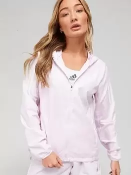 Image of adidas Own The Running Womens Jacket - Light Pink Size M Women