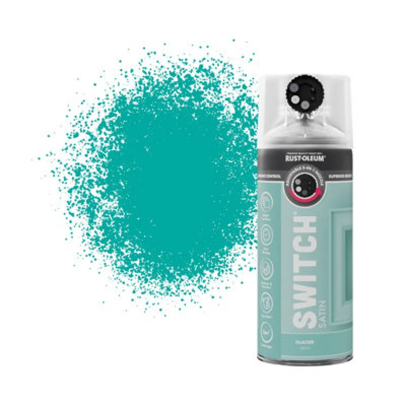Image of RUST-OLEUM Rust-Oleum Switch Spray Paint 400ml - Satin - Glacier AE0721400UK