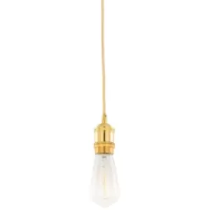 image of Netlighting Modern Hanging Pendant Lamp Holders Golden 1 Light, E27 - ITLDS-M-03