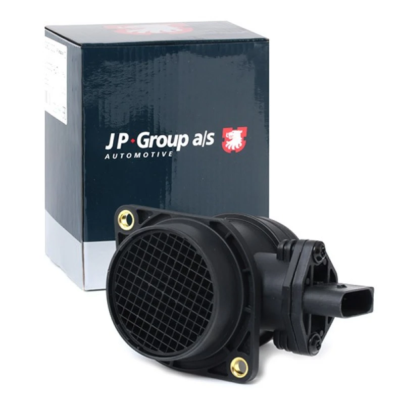 Image of JP GROUP 1193901000 Mass air flow sensor JP with housing Air Mass Sensor (3926)