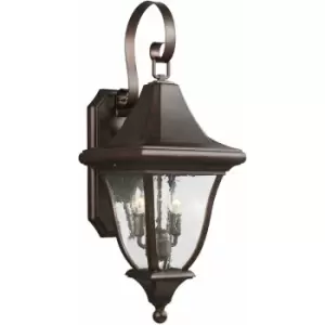 Image of Loops - Outdoor IP44 Twin Wall Light Patina Bronze LED E14 60W