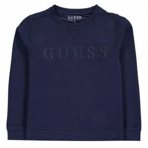 Image of Guess Icon Sweatshirt - Navy