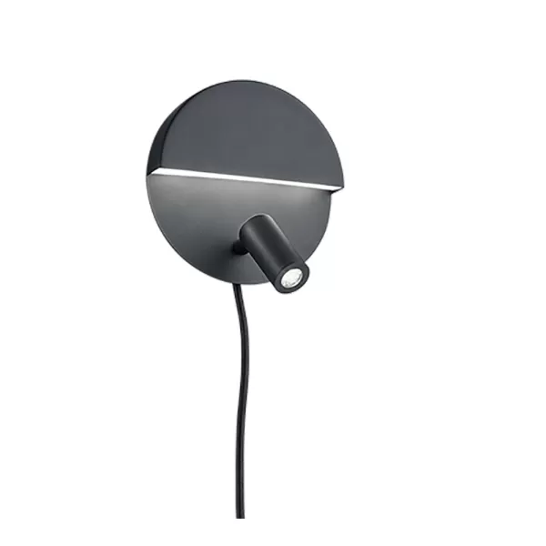 image of Mario Modern Reading Light Black Matt 3000K