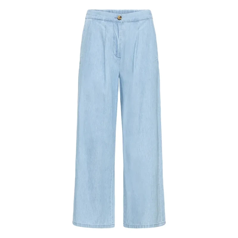 Image of Ichi Womens linen Trousers Ichi Barcy Bleu Female 42
