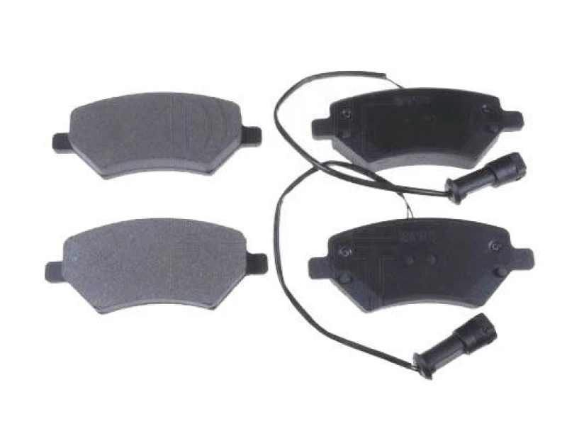 Image of Blue PRINT ADG042146 Brake pad set Front Axle, incl. wear warning contact Brake Pad Set,disc brake (402)
