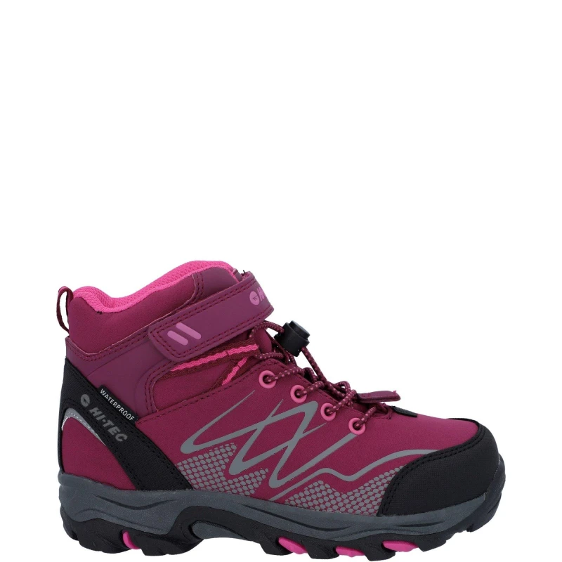 Image of Hi Tec Blackout Mid Boots - Pink Pink C11