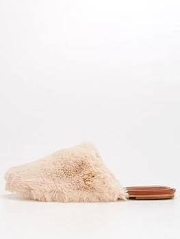 Image of Ralph Lauren Sofiah Flat Mule - Natural, Size It/Eu 37 = UK 4, Women
