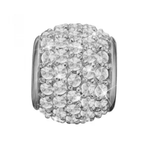 Image of Ladies Christina Sterling Silver Sparkling World Bead Charm