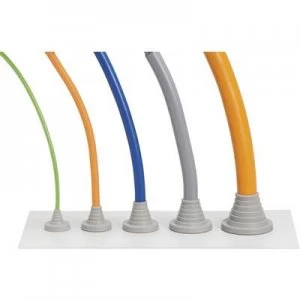 Image of Icotek KEL DPF 253 12 Cable grommet Terminal max. 12mm Polyamide Elastomer Grey