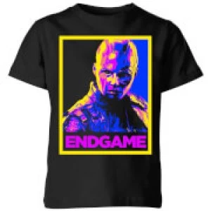 Image of Avengers Endgame Nebula Poster Kids T-Shirt - Black - 11-12 Years