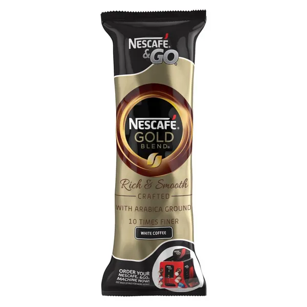 image of Nescafe & Go Gold Blend Coffee 8 Sachets