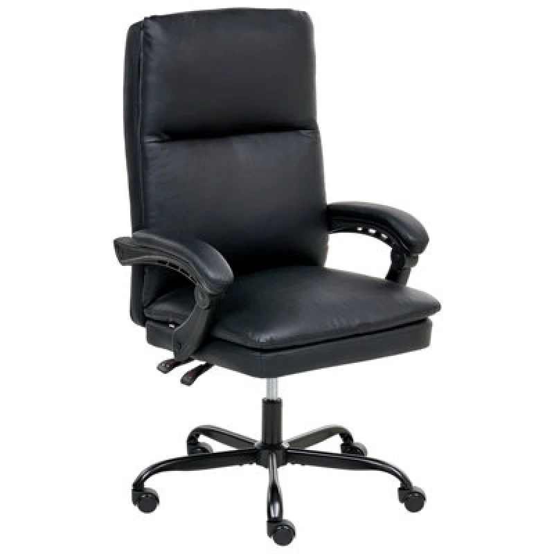 Image of Beliani Executive Chair Serene Faux Leather Black
