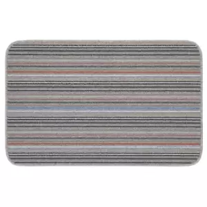 Image of Washamat Stockholm Mat Grey/Clay 140 X 80Cm