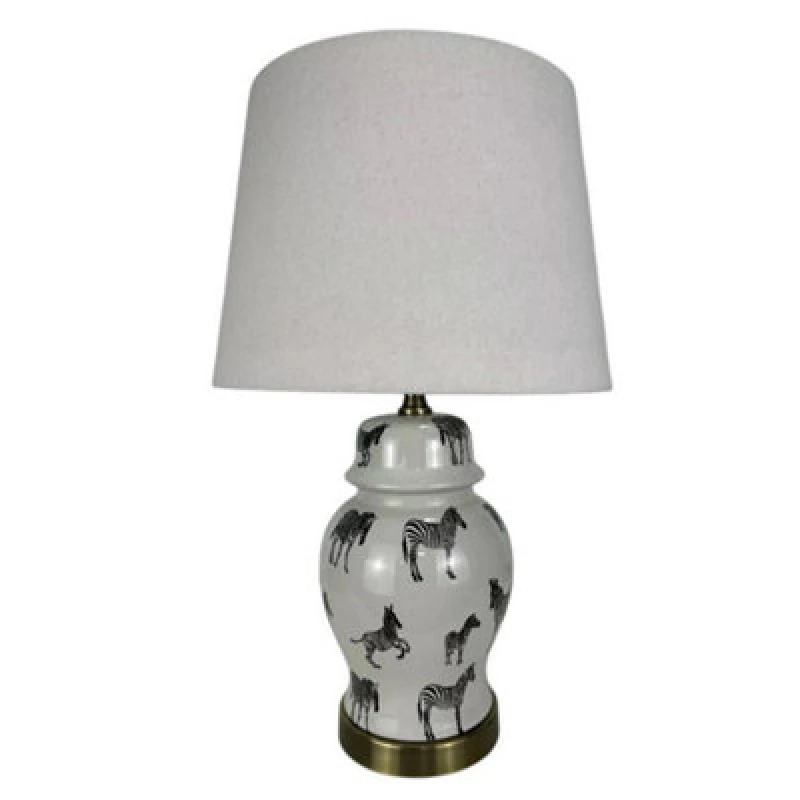 Image of Lamp and Shade - Ceramic - L18 x W18 x H40cm MinsterStylishLivingLtd7475