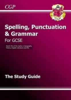 Image of Spelling Punctuation and Grammar for Gcse. the Study Guide by Heather Gregson Hardback