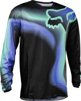 Image of FOX 180 Toxsyk Motocross Jersey, black, Size 2XL, black, Size 2XL
