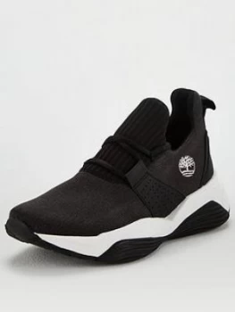 Image of Timberland Emerald Bay Knit Sneaker Trainer - Black, Size 7, Women
